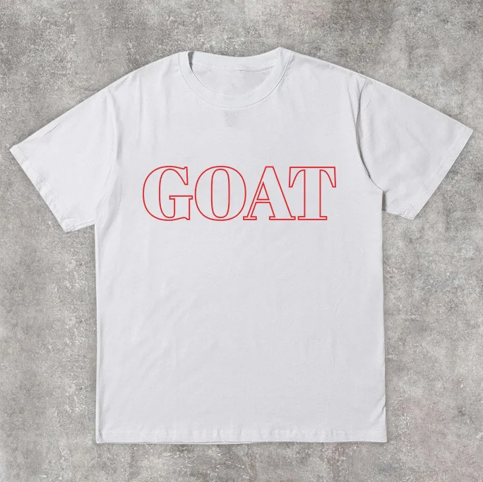 Tide brand print retro street short-sleeved T-shirt