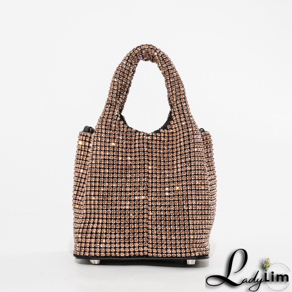 dinner rhinestone bag one-shoulder oblique bag fashion trend pillow full diamond bag diamond armpit bag