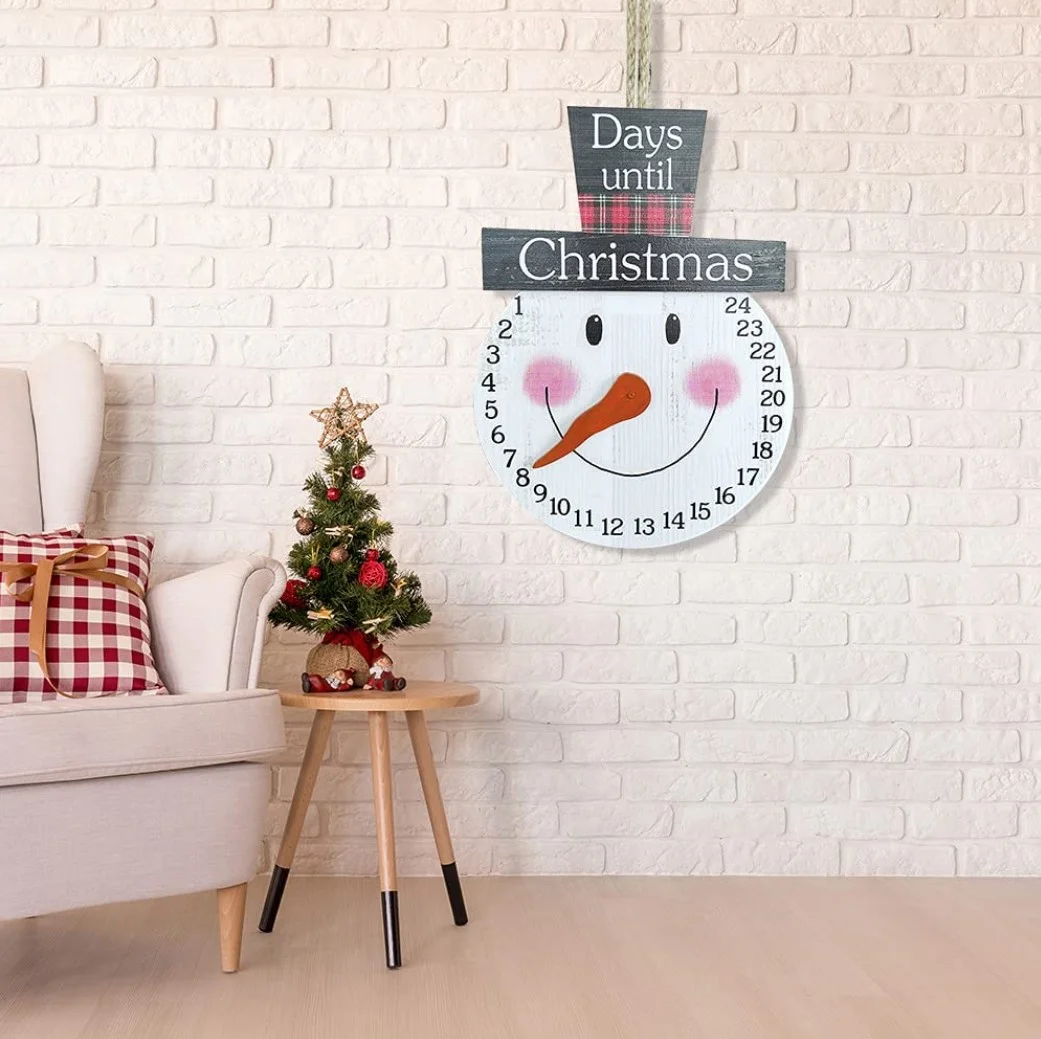 Christmas Snowman Advent Calendar Countdown