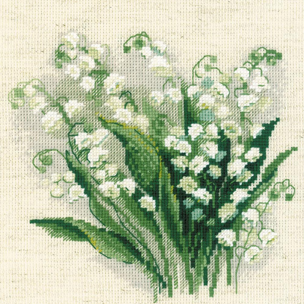 

Bluebell Flower - 14CT Counted Cross Stitch - 32*32CM, 501 Original