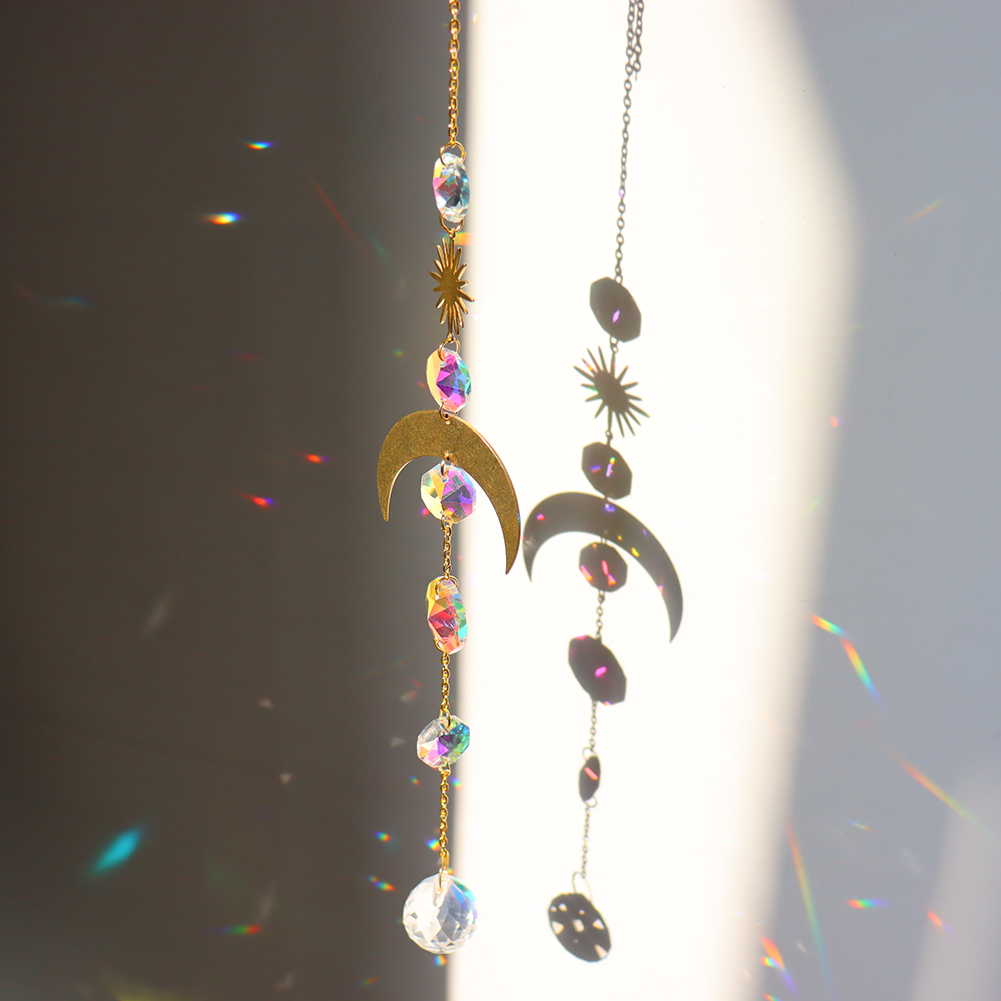 

Moon Sun - Art Crystal Suncatcher, 501 Original
