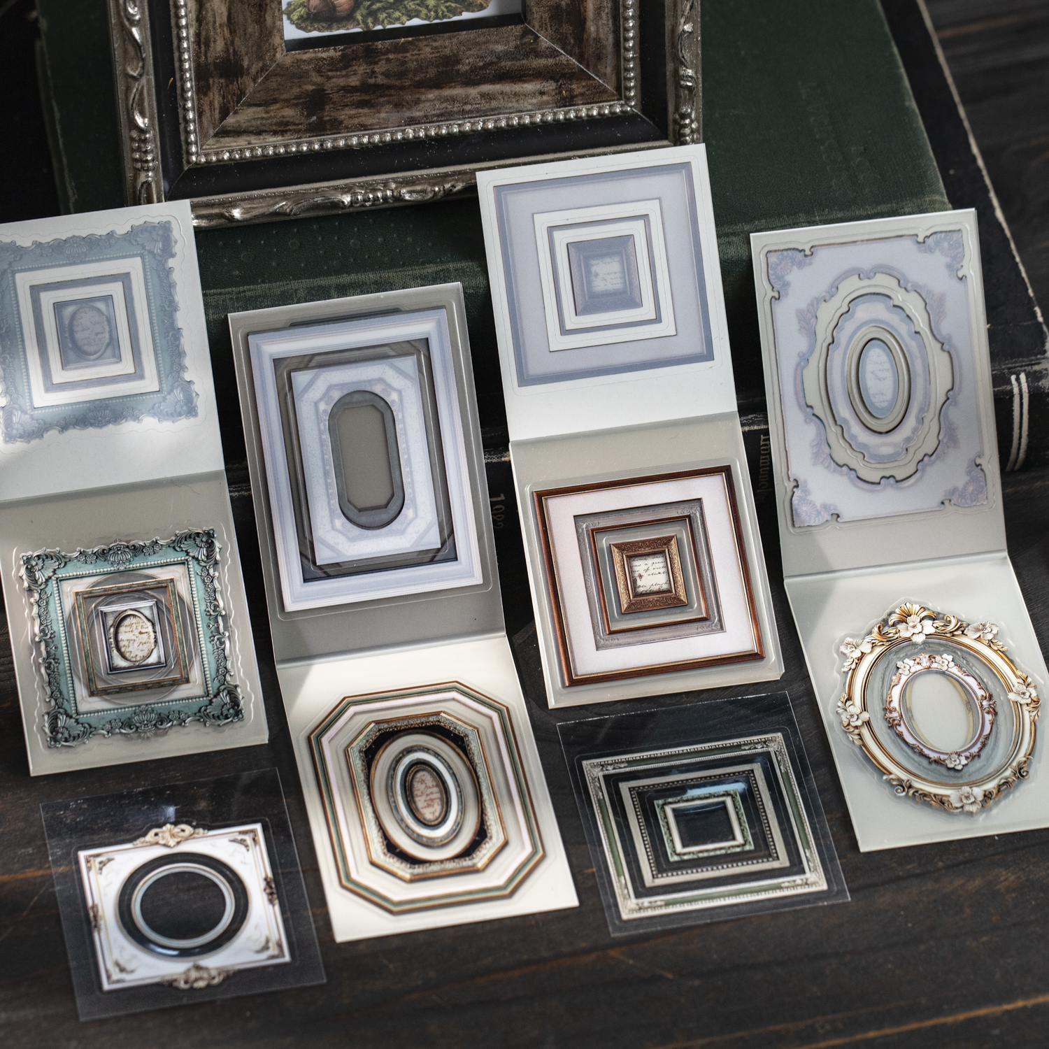 스티커북 - 클래식 갤러리 시리즈 빈티지 바로크 테두리