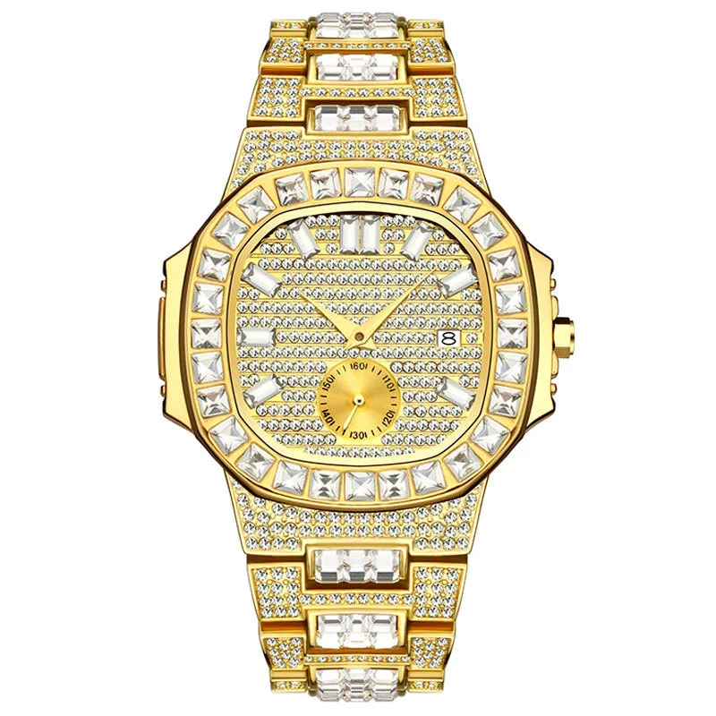 Artificial Diamonds Watch #13109