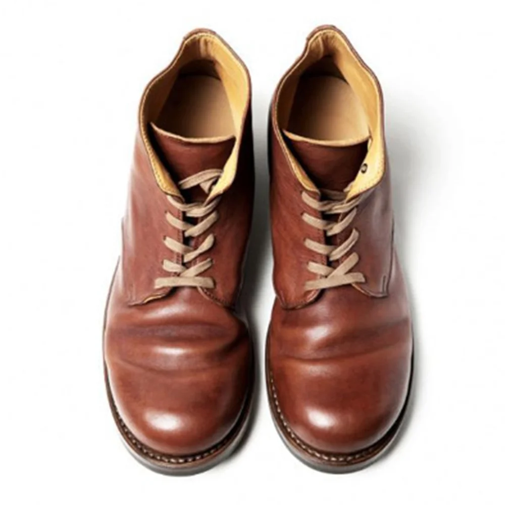 Vintage Round Toe Martin Boots-inspireuse