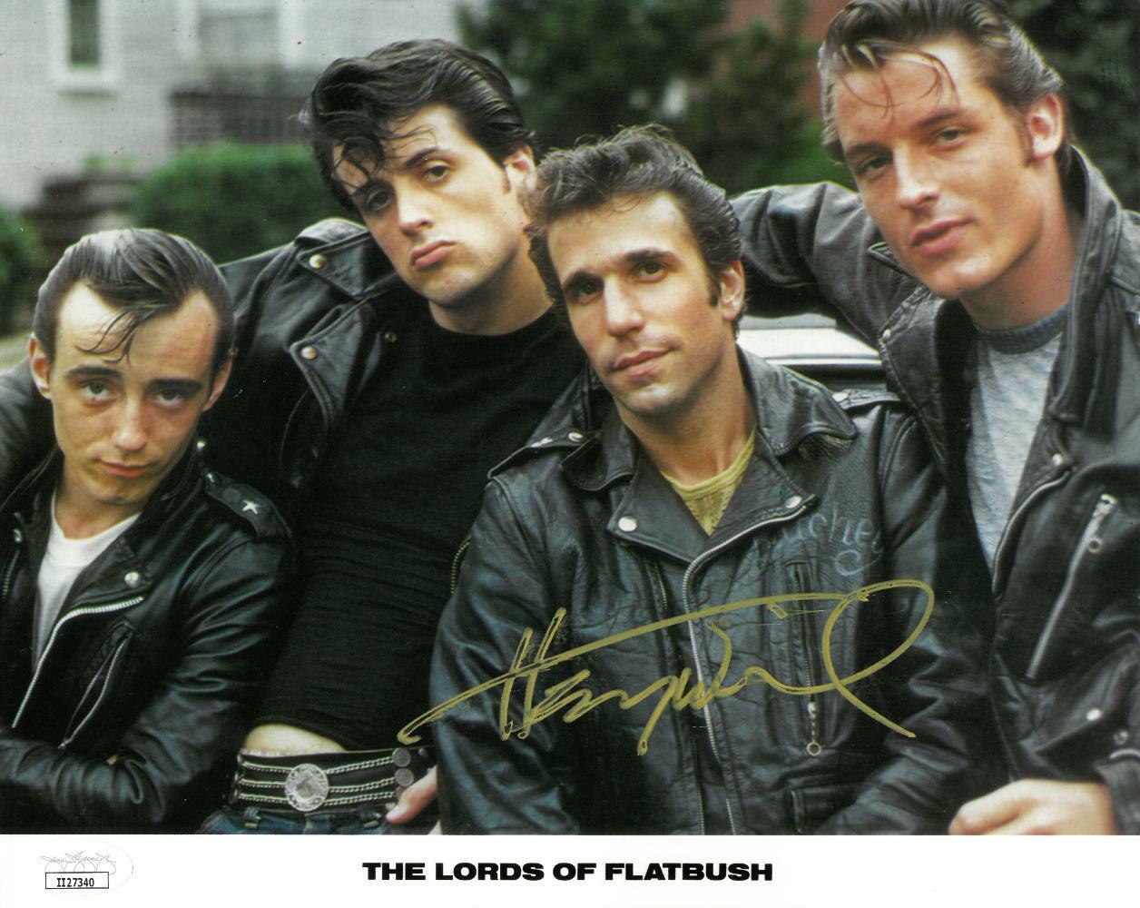 Henry Winkler Signed Lords of Flatbush Autographed 8x10 Photo Poster painting JSA #II27340