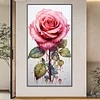 (Big Size)Texture Rose-Paint by Numbers Acrylic Painting 40*70CM