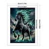 Horse-11CT Stamped Cross Stitch 35*50cm/13.78*19.69in tapestrymarket