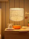 E27 Rattan Woven Lampshade Rattan Table Lamp Shade Retro Rattan Lamp Shade Decor