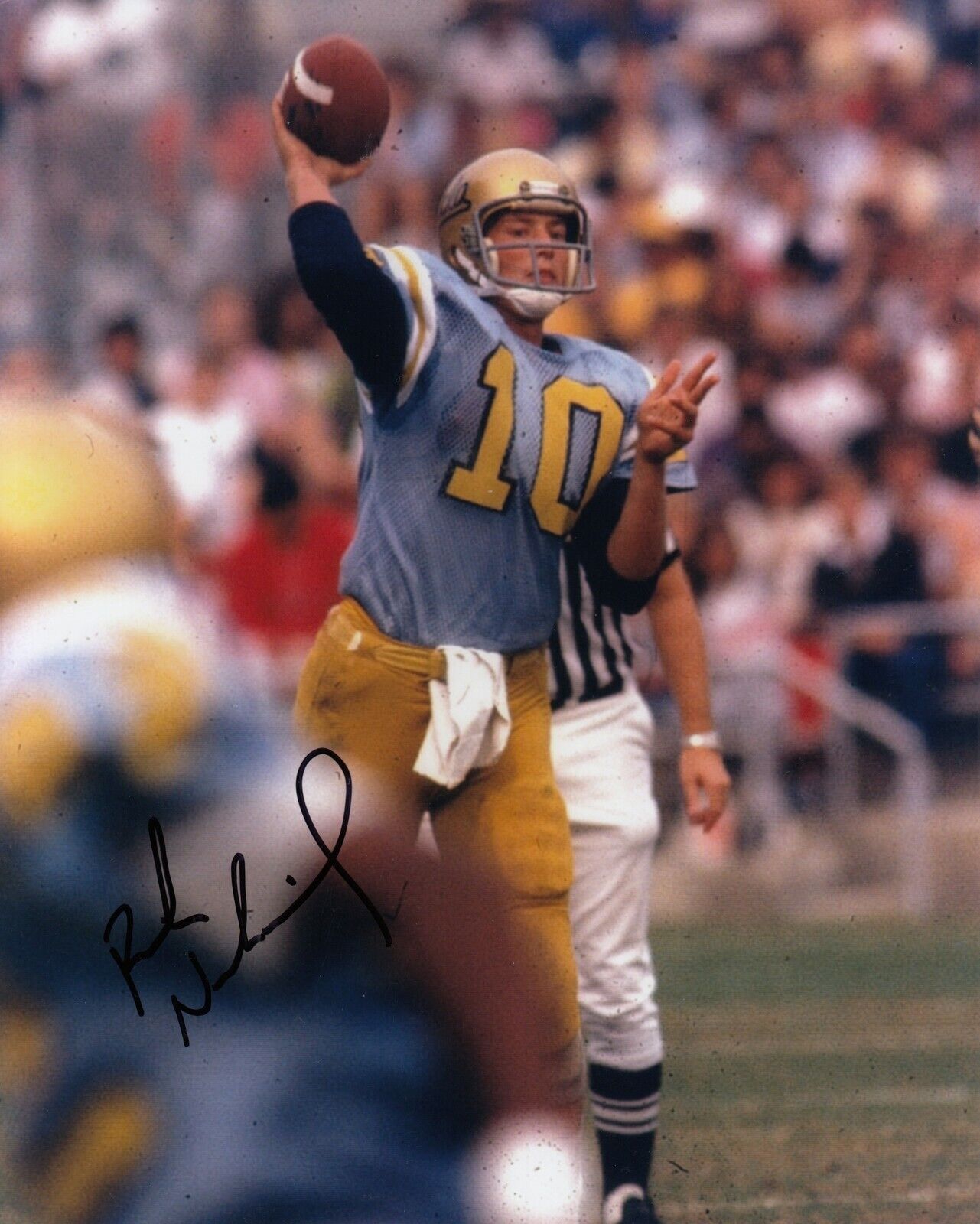 Rick Neuheisel #2 8x10 Signed Photo Poster painting w/ COA UCLA Bruins 031019