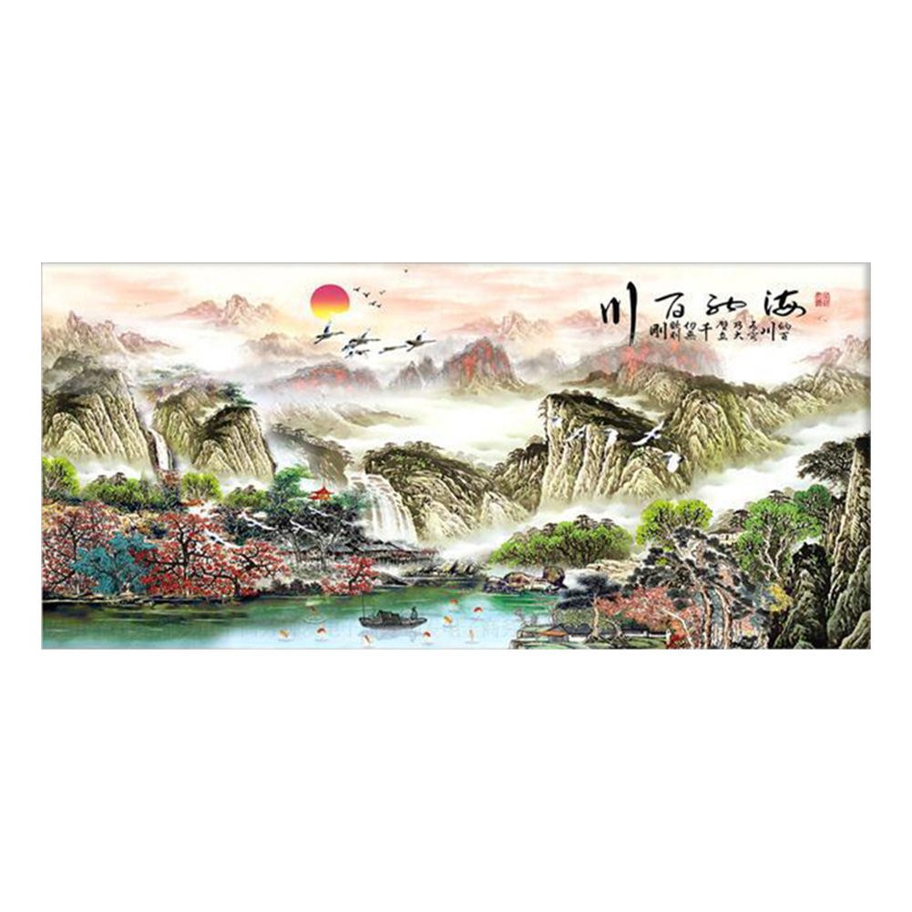 

Landscape - 11CT Stamped Cross Stitch - 150*77CM, 501 Original