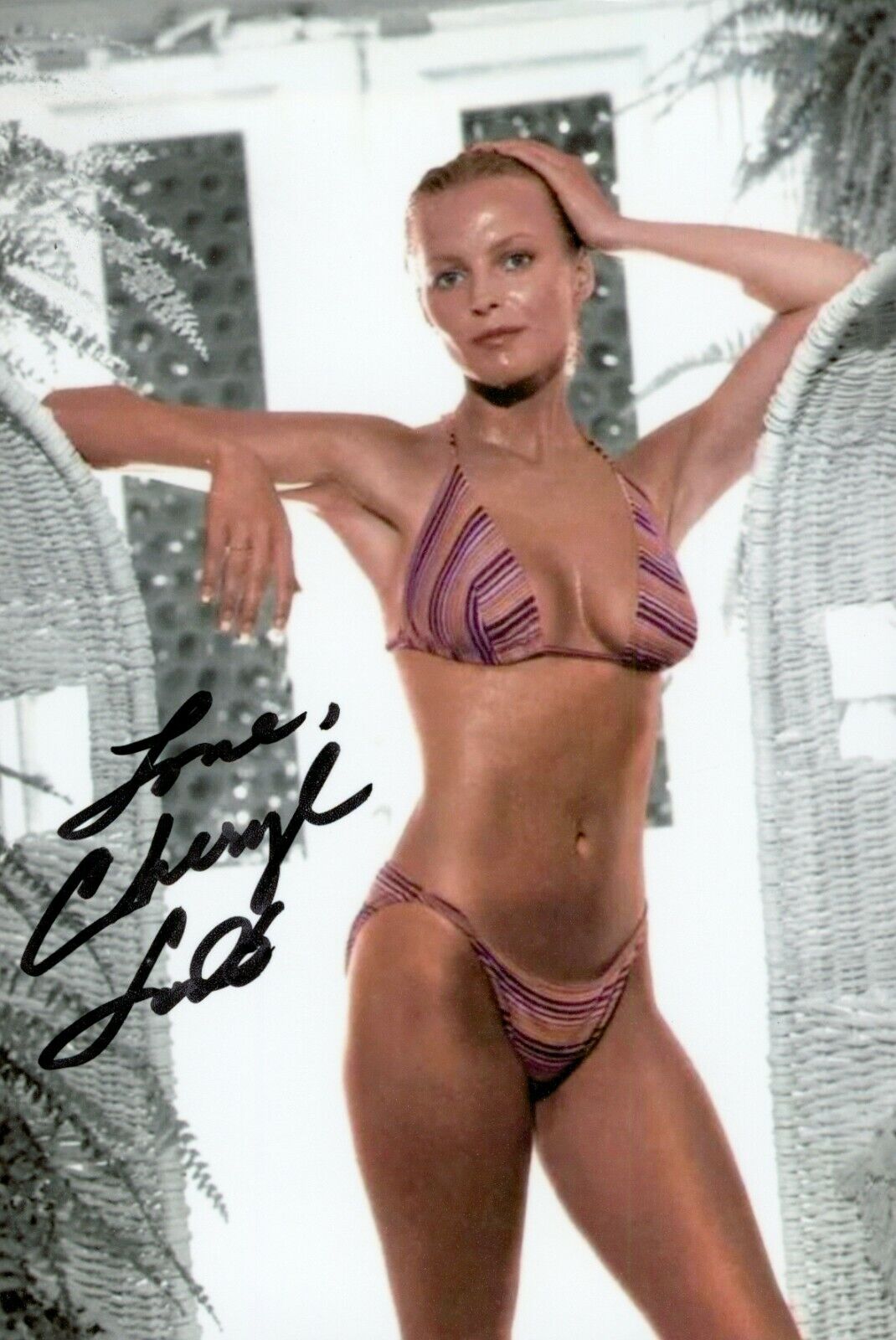 Cheryl Ladd Signed 6x4 Photo Poster painting Charlie's Angels Poison Ivy Genuine Autograph + COA