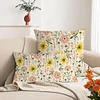 Floral Printed Home Living Creative Cushion Pillow Cover
