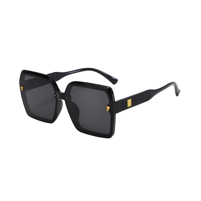 Streetwear Gradient Color Solid Color Pc Square Full Frame Glasses