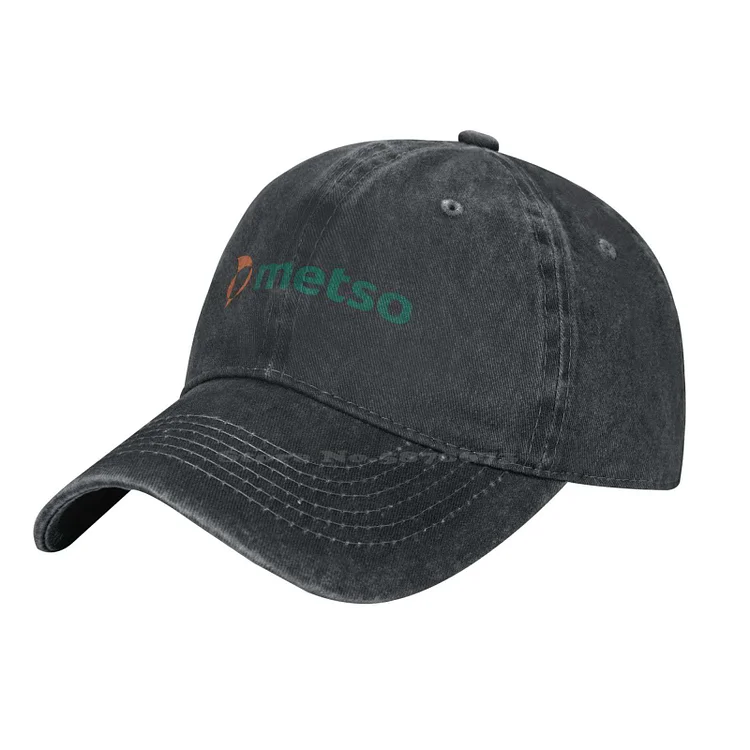 Metso Oyj Logo Denim cap Baseball cap Knitted hat