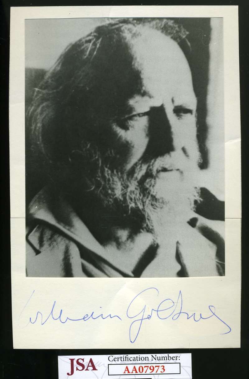 William Golding Lord Of The Flys Jsa Coa Hand Signed 5x7 Photo Poster painting Authentic Autogra