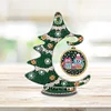 Kristall Weihnachtsbaum Acryl - 5d DIY Handwerk Ornament - 24 * 31cm