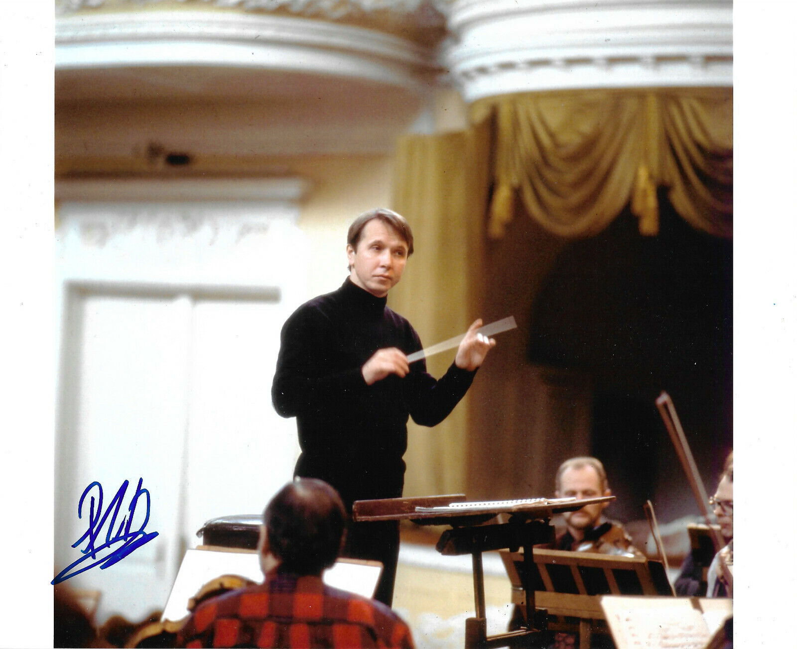 Mikhail Pletnev Conductor signed 8x10 inch Photo Poster painting autograph