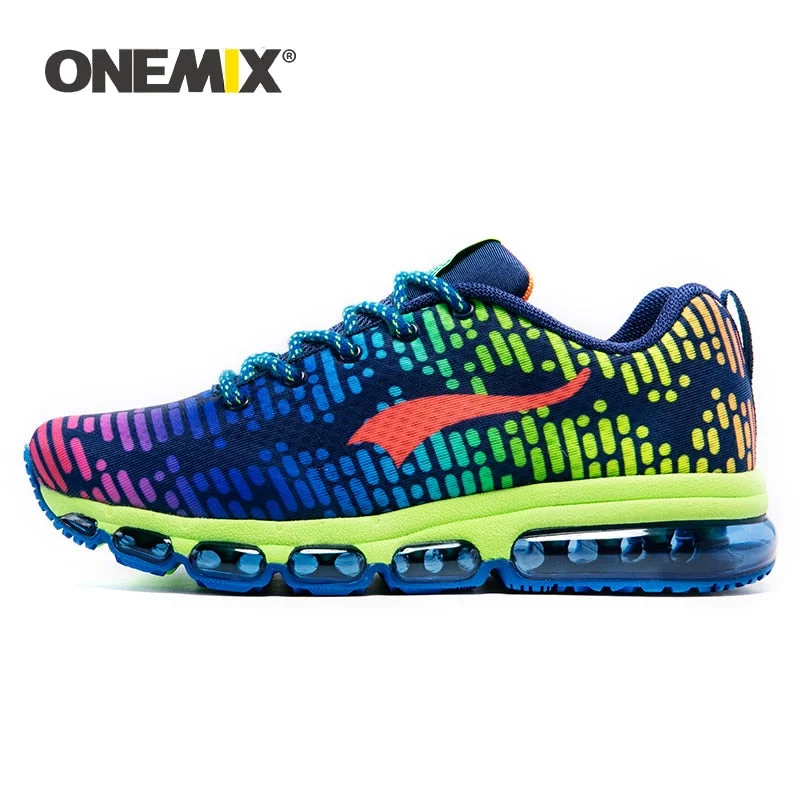 ONEmix Men's Sports Shoes Women Running Breathable Mesh Male Outdoor Sneaker Lace Up Zapatos De Hombre Adult Shoes Size EU 36-46