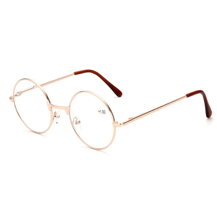Multifocal Progressive Reading Glasses Men Women Round Anti Blue Ray Computer Eyeglasses Magnifying Glasses +1.0 ~4.0