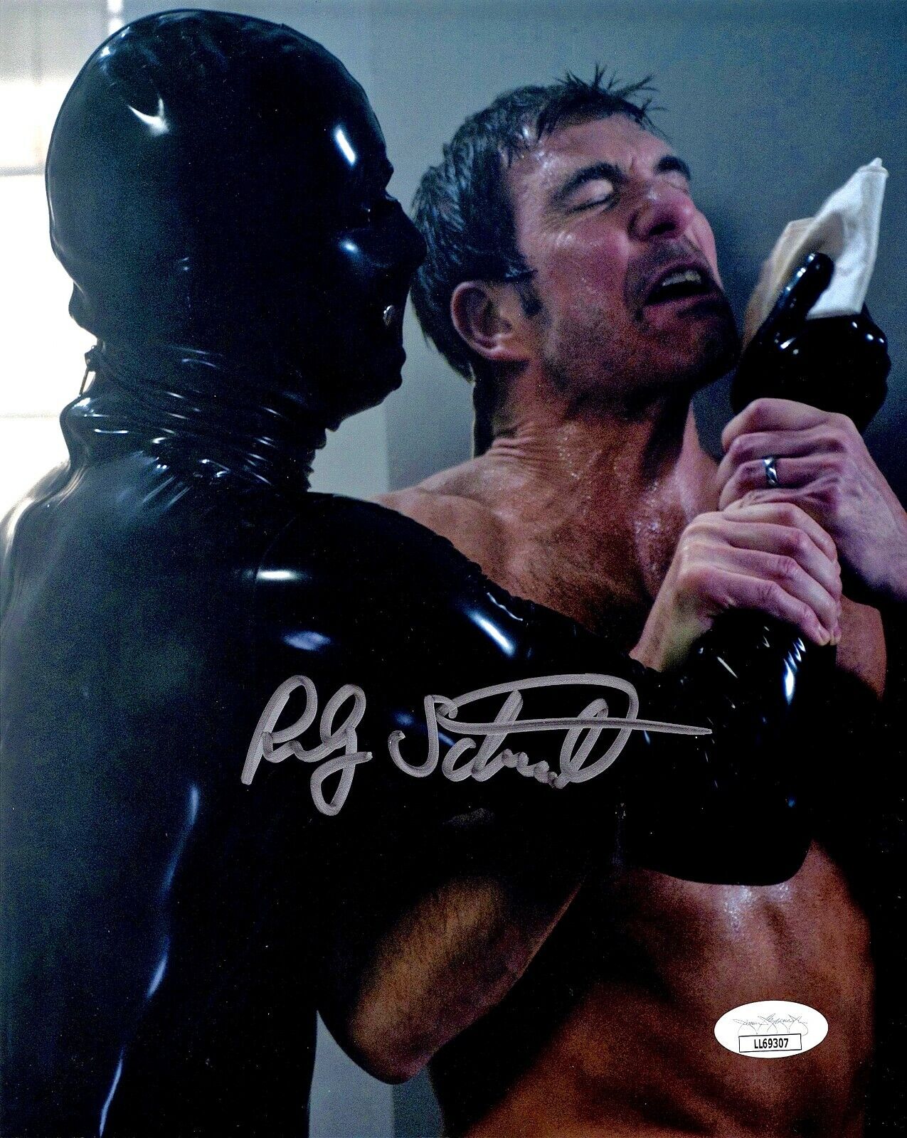 RILEY SCHMIDT Autograph SIGNED 8x10 RUBBER MAN Photo Poster painting AMERICAN HORROR STORY JSA