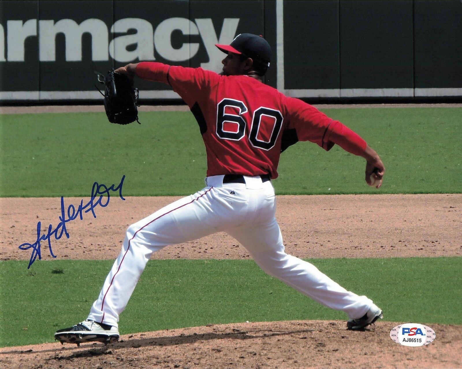 ANDERSON ESPINOZA signed 8x10 Photo Poster painting PSA/DNA Boston Red Sox Autographed