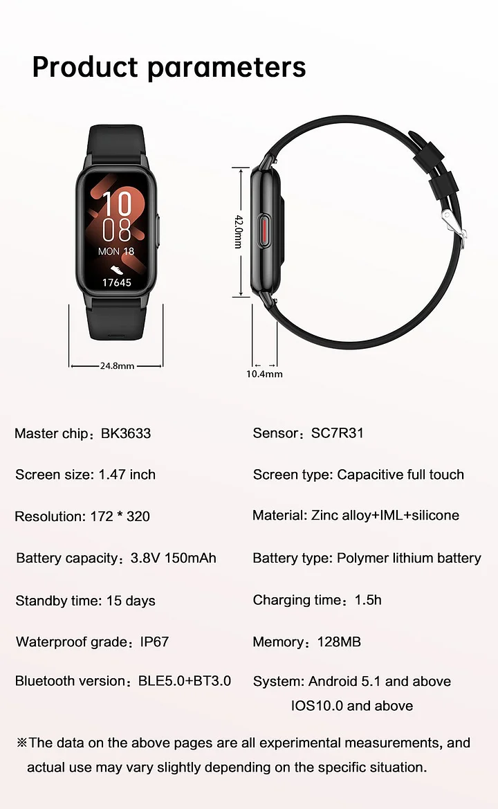 NBX FIT8 1.47 Inch Smart Watch for Women - Shenzhen NBX Technology Co.,Ltd