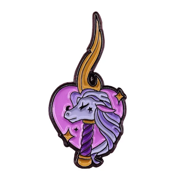 Foto del pin Unicornio de ensueño brillante