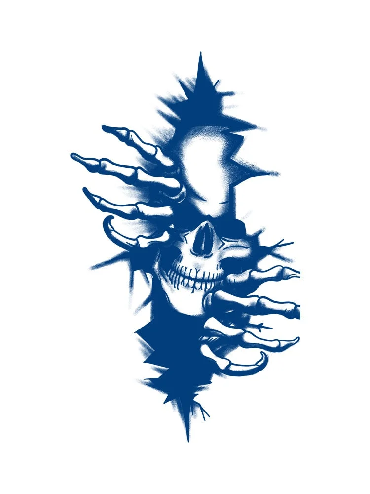 KT1-50 cross-border semi-permanent herbal juice tattoo sticker flower arm clavicle non-reflective simulation tattoo size pattern