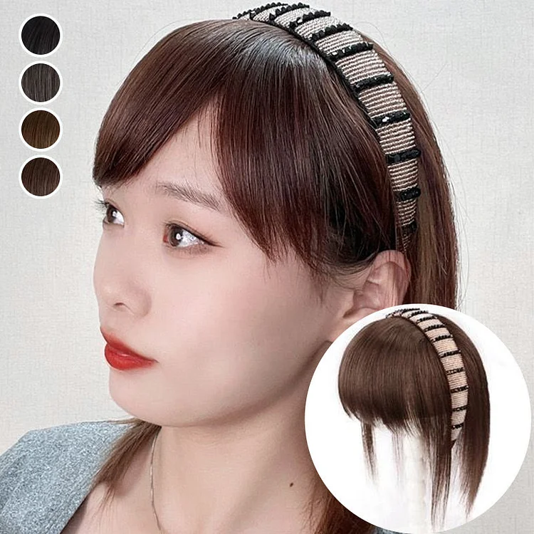 Synthetic Hair Fringe with Hair Band（50% OFF）