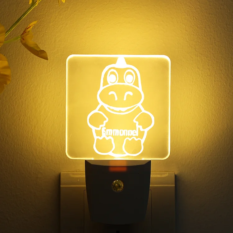 Luz nocturna personalizada para niños Lámpara de nombre