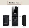 LONG-CZ J9 Pocket Flip Phone Bluetooth Dial 0.66 Inch 2G GSM Mobile Phone Supports Multiple Languages