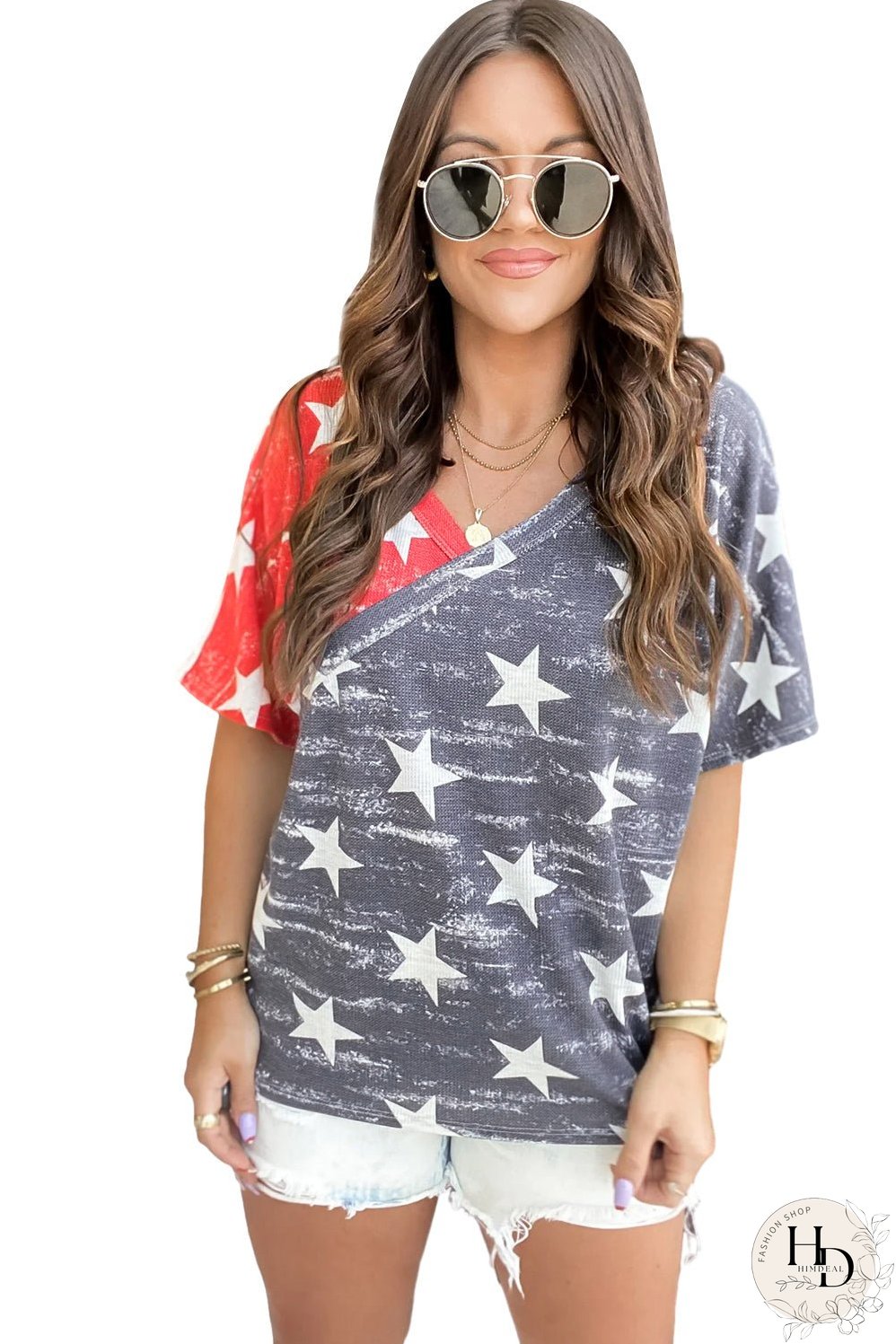 Summer Star Print T-Shirt