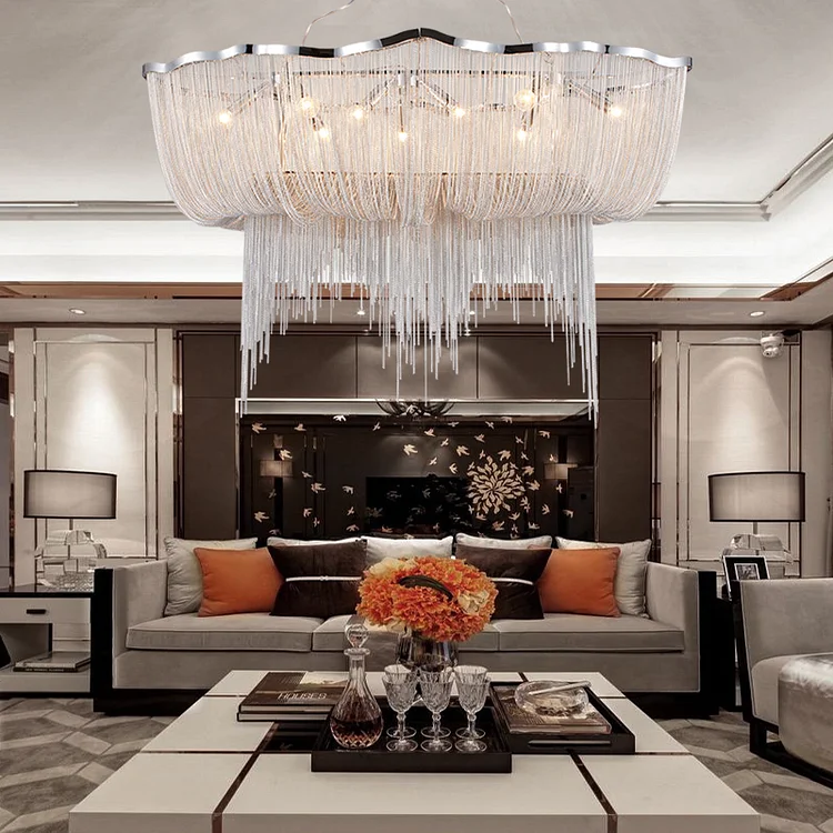 Rain Bellamore Chain Tassel Chandelier Vjlight