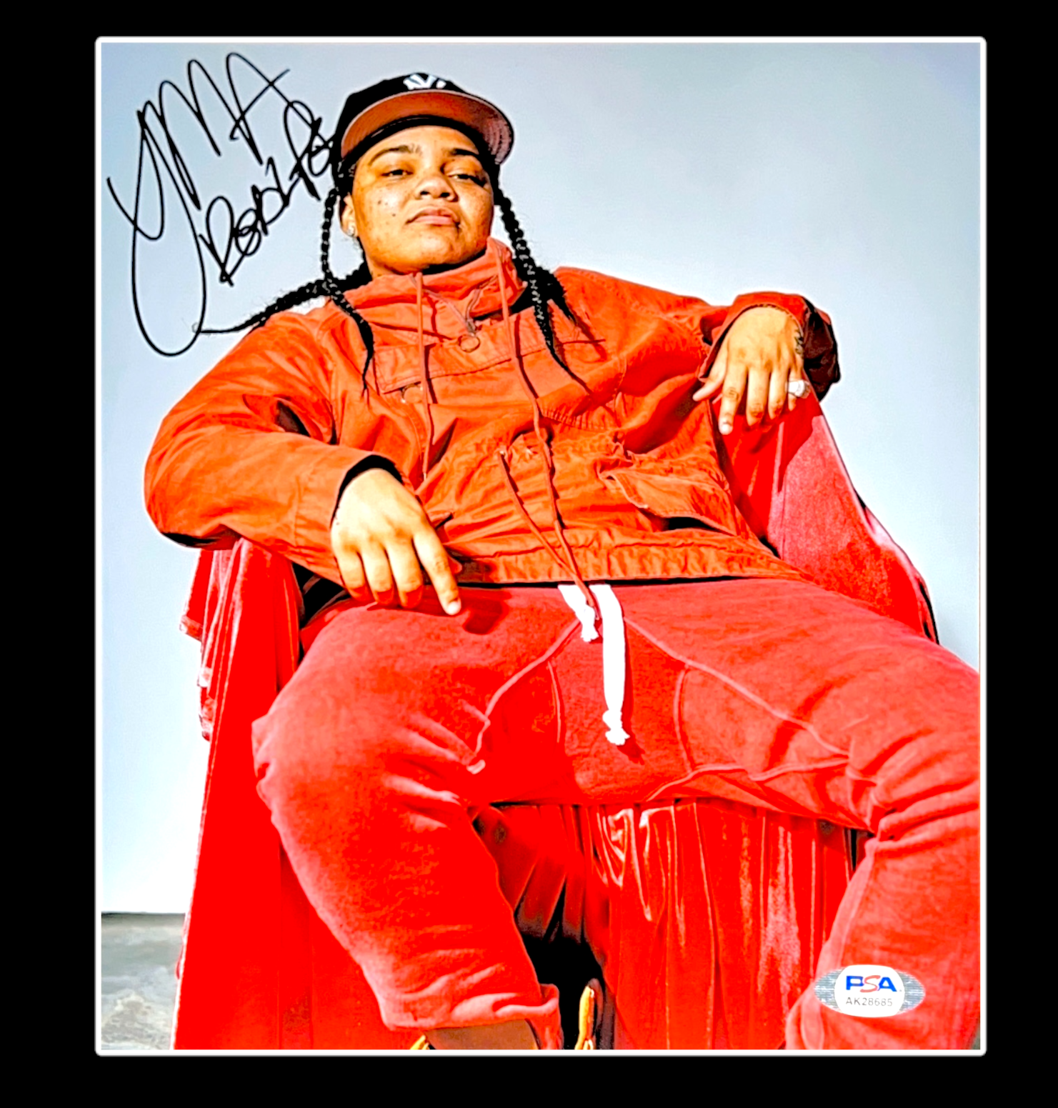 YOUNG MA HAND SIGNED AUTOGRAPHED INSCRIBED HIP HOP 8X10 Photo Poster painting WITH PSA DNA COA 3