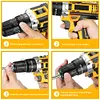 24 in 1 Cordless Drill Set 21V Brushless Electric Drill with Drill Bits