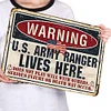 Warning - Vintage Metal Signs(12*16Inch) - Warning