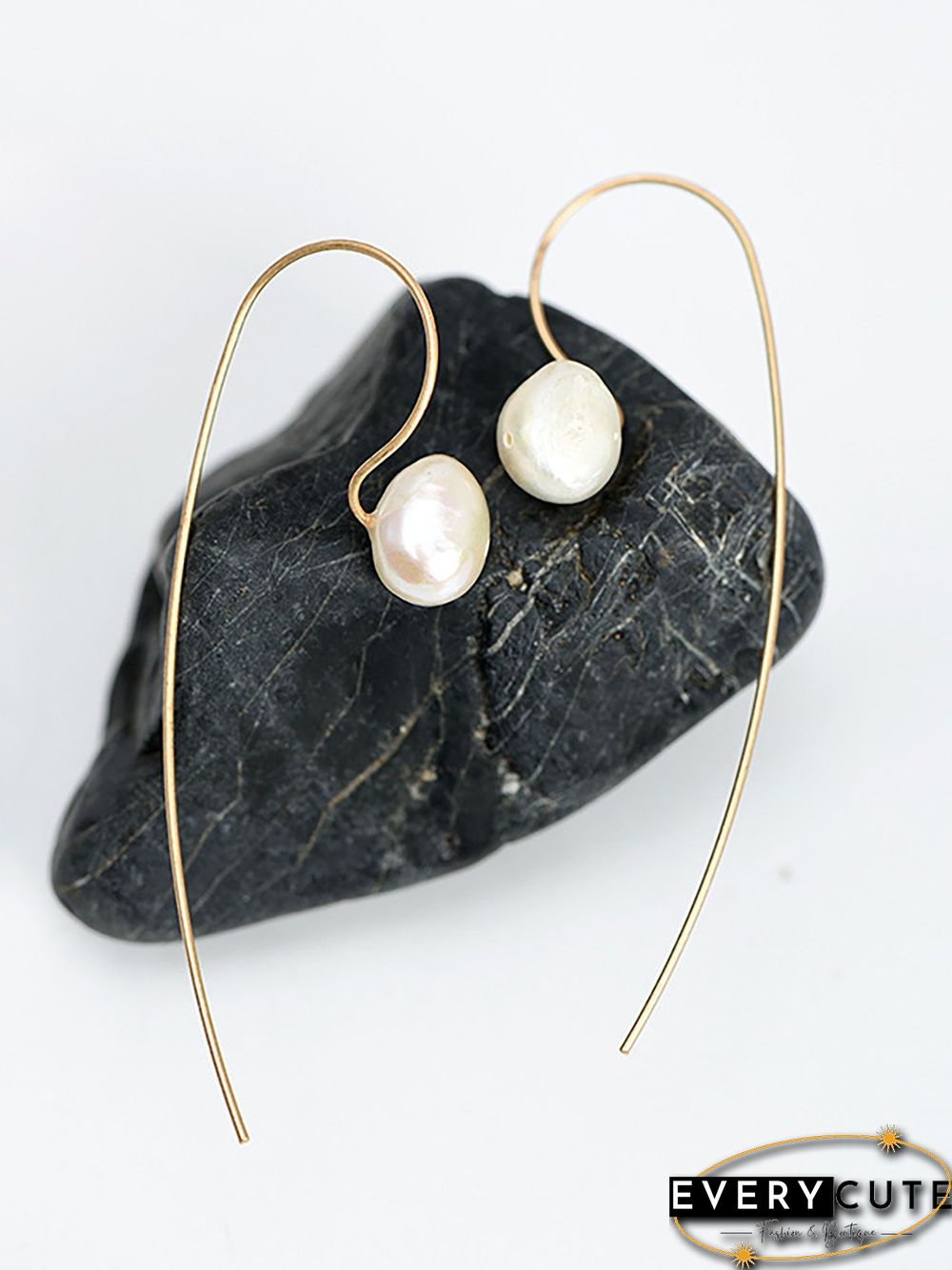 Womens Pear Vintage Simple Earrings