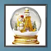 Diamond Painting -DIY Round Drill Xmas Letter A(40x40cm)