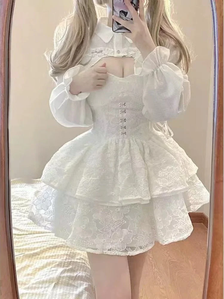 Kawaii Angelic Lace Princess Dress