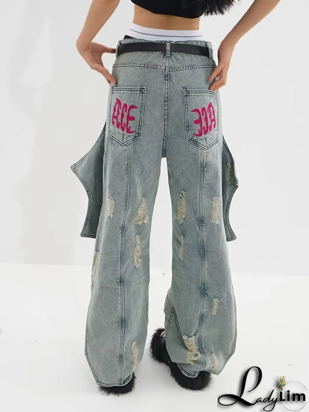 Deconstructed Designer Jeans