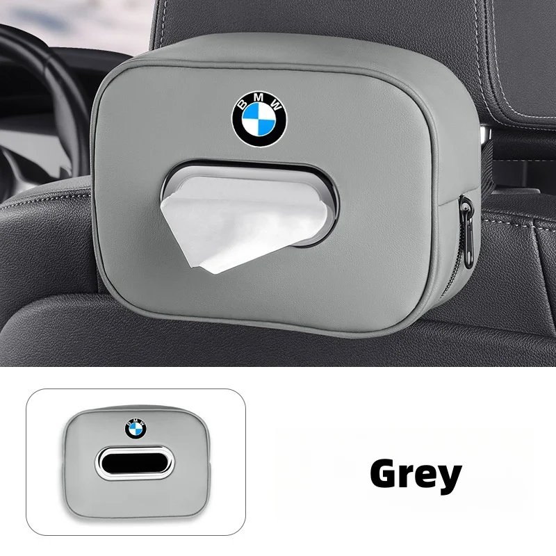 Car Multifunctional Leather Tissue Box
