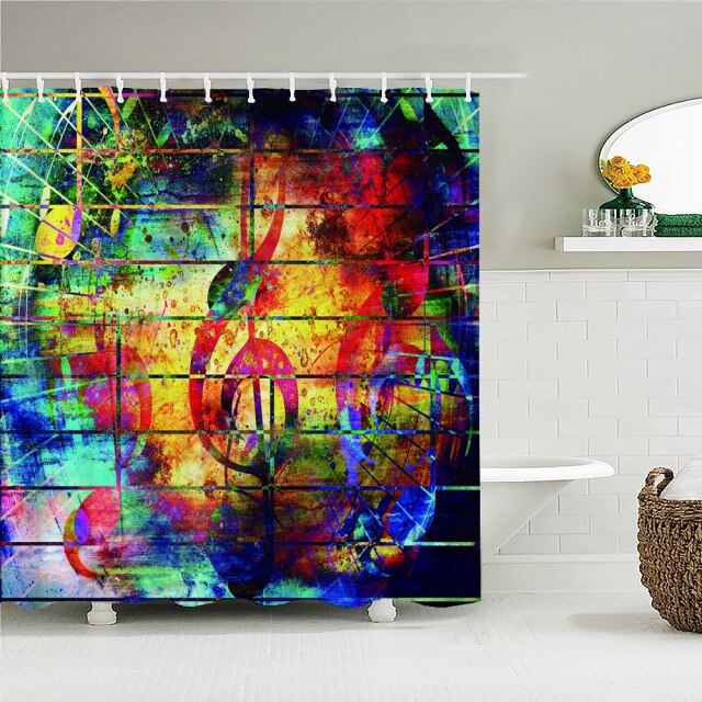 

Shower Curtain – Music Guitar Rock-180*180cm, 501 Original