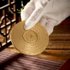 Brass Compass Metal Decompression Rotating Toy Tai Chi Bagua Fingertip Gyroscope indoor Leisure Decompression Artifact