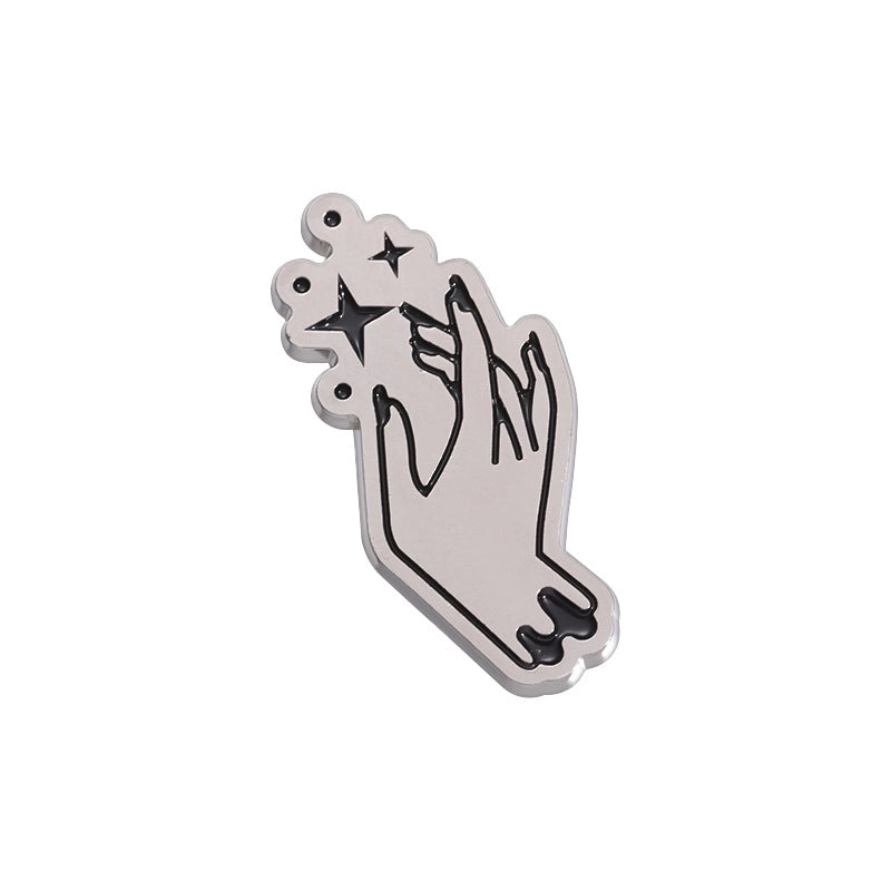 Cartoon Style Retro Cowboy Style Wizard’s Hat Devil’s Eye Alloy Stamping Stoving Varnish Plating Unisex Brooches