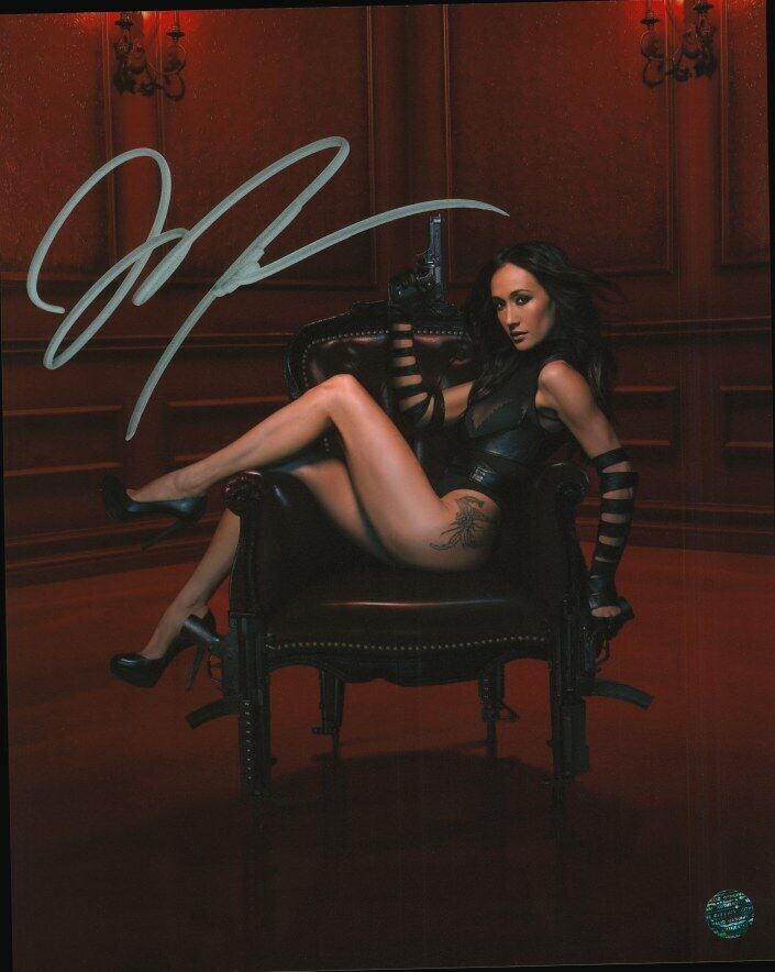 Maggie Q Autographed Original 8x10 Photo Poster painting LOA TTM