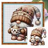 (Multi Style)Gnome-Full Embroidery 3 Strands 11CT Stamped Cross Stitch-45*45CM
