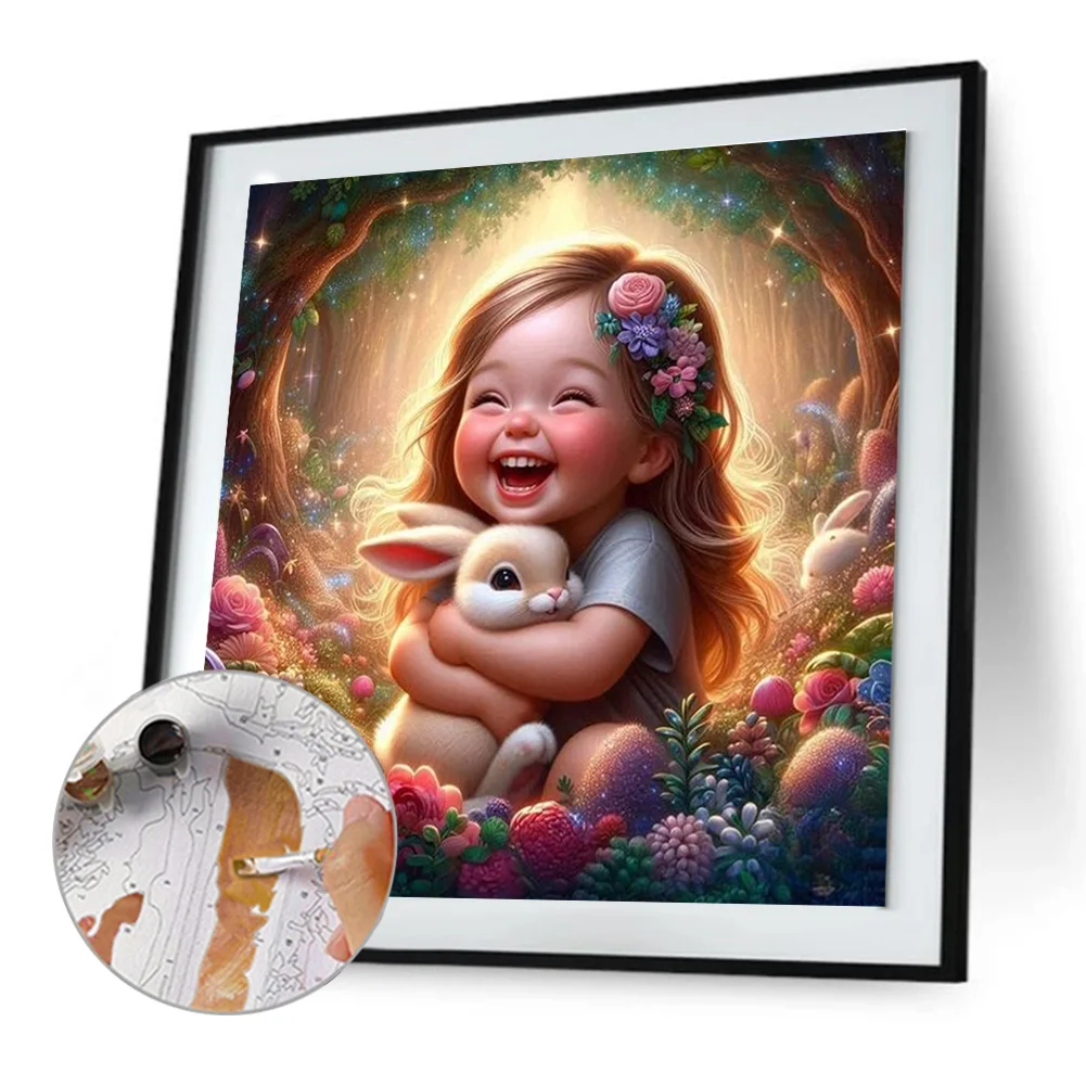 DIY Paint By Number 40*40cm - Bunny Girl