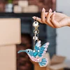 DIY Diamond Painting Keychain-5pcs/Set Bird Bag Keychain Jewelry Gift