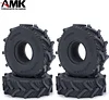 AMK 4Pcs 1.0" Rubber Mud Off Road Tires 24x62x20mm for 1/24 RC Crawler Car Axial SCX24 Gladiator Deadbolt 1/18 TRX4M (4PCS)