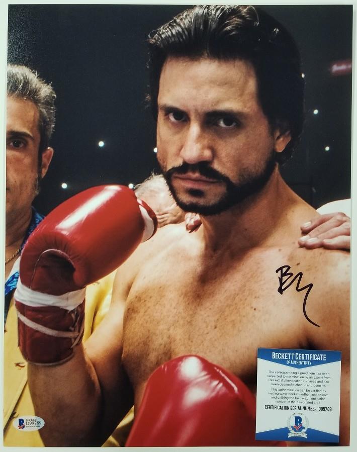 EDGAR RAMIREZ Signed 11x14 Photo Poster painting HANDS OF STONE Auto ~ Beckett BAS COA